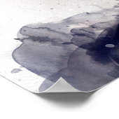 Joe Biden porträtiert in Aquarellfarben Poster (Ecke)