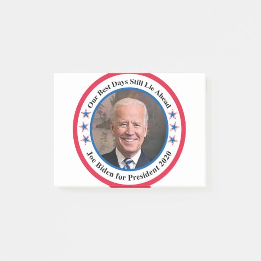 Joe Biden Post-it Klebezettel (Vorderseite)