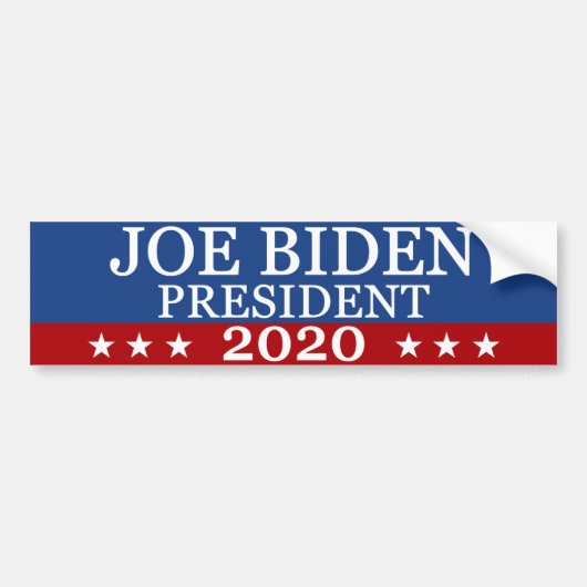 Joe Biden-Präsident 2020 Autoaufkleber (Vorne)
