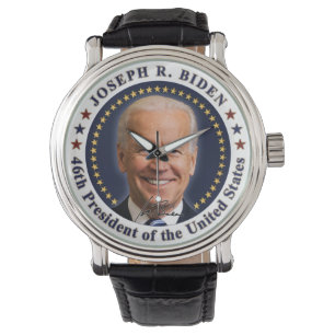 Joe Biden Präsident Einweihung Tag Souvenir Armbanduhr