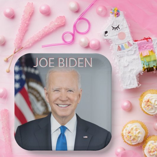 JOE BIDEN Präsident Pappteller (Party)