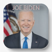 JOE BIDEN Präsident Pappteller (Vorderseite)