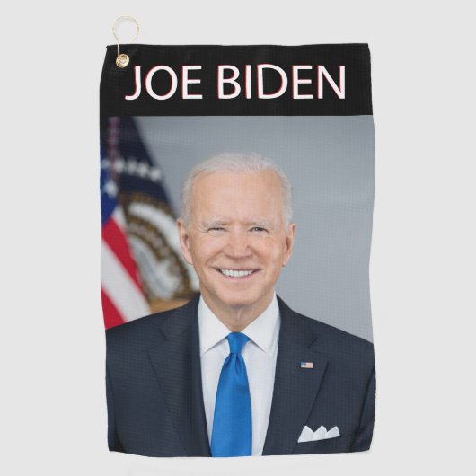 JOE BIDEN Präsident Player Golfhandtuch (Vorderseite)