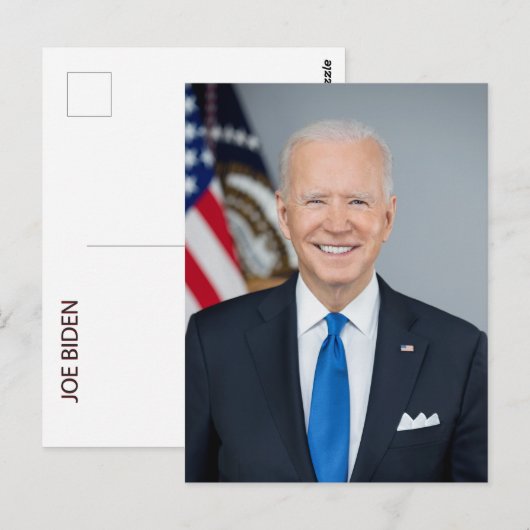 JOE BIDEN Präsident Postkarte (Vorne/Hinten)