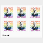 Joe Biden Pride Quadratischer Aufkleber (Blatt)