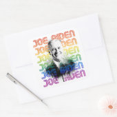 Joe Biden Pride Quadratischer Aufkleber (Umschlag)