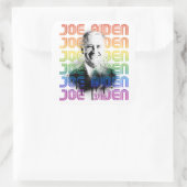 Joe Biden Pride Quadratischer Aufkleber (Tasche)