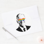 Joe Biden Pride Runder Aufkleber (Umschlag)
