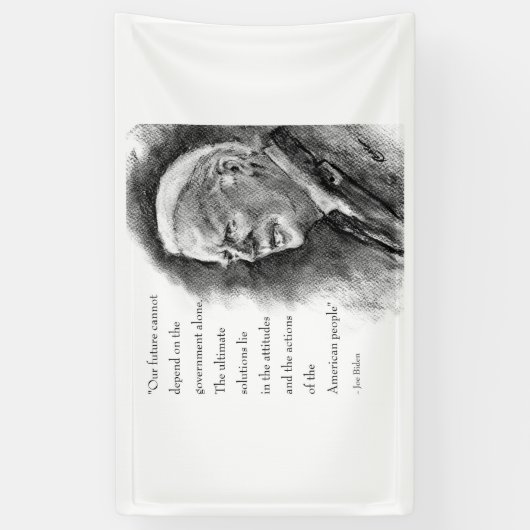 Joe Biden & Quote Banner (Vertikal)