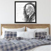 Joe Biden & Quote Leinwanddruck (Insitu (Schlafzimmer))