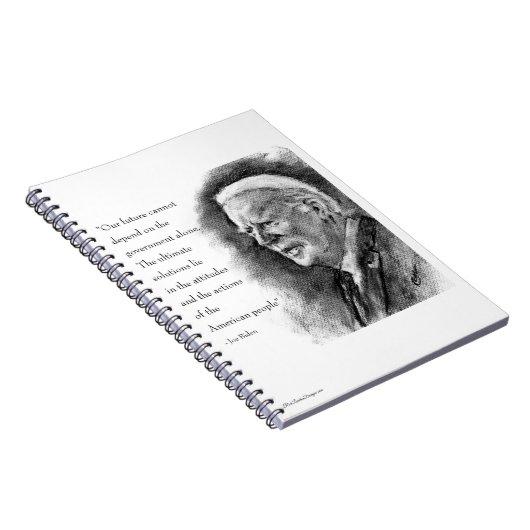 Joe Biden & Quote Notizblock (Rechte Seite)