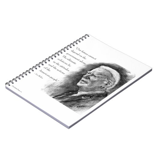 Joe Biden & Quote Notizblock (Linke Seite)