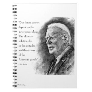 Joe Biden & Quote Notizblock