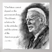 Joe Biden & Quote Poster (Vorne)