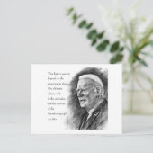 Joe Biden & Quote Postkarte (Stehend Vorderseite)