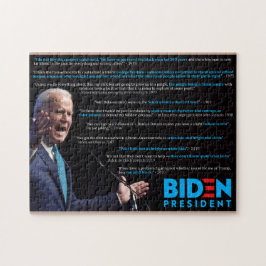 Joe Biden Quotes zum Rennen Puzzle