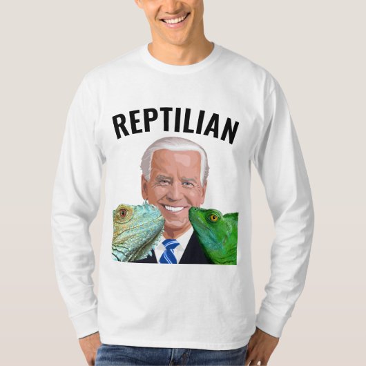 JOE BIDEN REPTILIAN FUNNY T - SHIRT (Vorderseite)