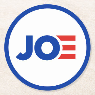 Joe Biden Runder Pappuntersetzer