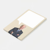 Joe Biden sagt Sprechblase des US-Präsidenten Post-it Klebezettel (angewinkelt)