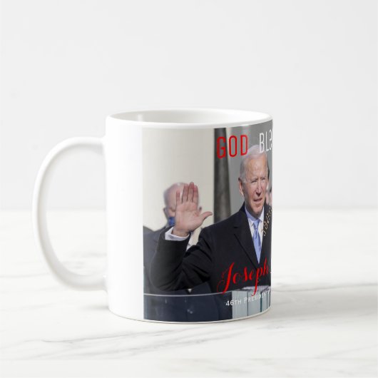 Joe Biden seinen Amtseid am 20. Januar Kaffeetasse (Links)