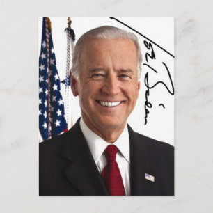 Joe Biden Signature Postcard Postkarte