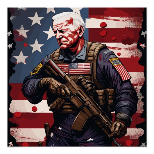 Joe Biden Soldier Poster (Vorderseite)