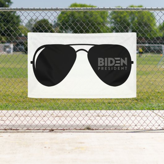 Joe Biden Sonnenbrille Präsident Banner (Insitu)