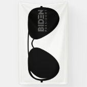 Joe Biden Sonnenbrille Präsident Banner (Vertikal)