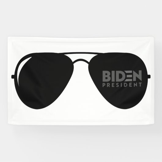 Joe Biden Sonnenbrille Präsident Banner (Horizontal)