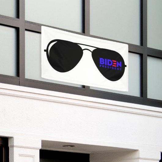 Joe Biden Sonnenbrille Präsident Banner (Äußeres Gebäude)