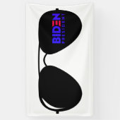 Joe Biden Sonnenbrille Präsident Banner (Vertikal)