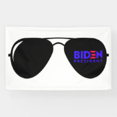 Joe Biden Sonnenbrille Präsident Banner (Horizontal)