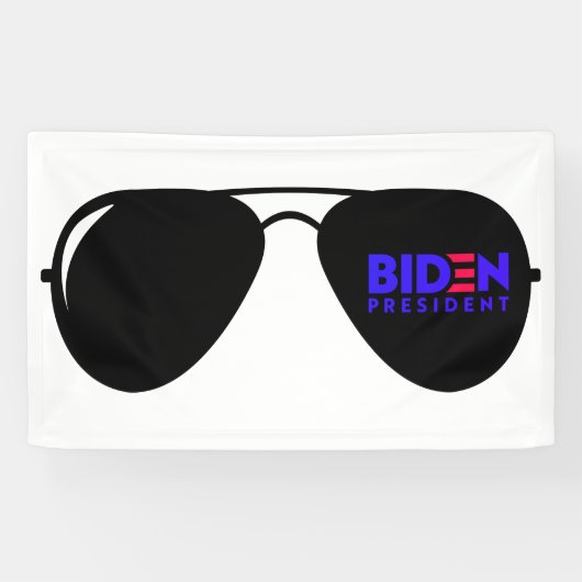 Joe Biden Sonnenbrille Präsident Banner (Horizontal)