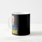 Joe Biden Stand With Ukraine - American Support Uk Kaffeetasse (Vorderseite Links)