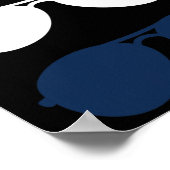 Joe Biden Sunglasses Red White Blue Fun Politik Poster (Ecke)