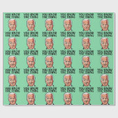 JOE BIDEN "THE THES" WRISTMAS WRAPPING PAPER GESCHENKPAPIER (Flach)