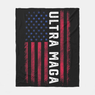 Joe Biden Ultra Maga  Ultra Maga America Flag  Fleecedecke