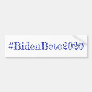 Joe Biden und Beto O'Rouke im Jahre 2020 Autoaufkleber