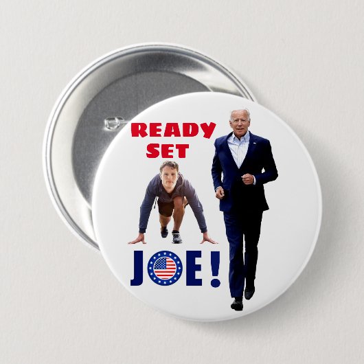 Joe Biden und Joe Kennedy Button (Vorne & Hinten)