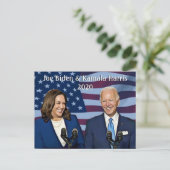 Joe Biden und Kamala Harris 2020 Running Mates Postkarte (Stehend Vorderseite)