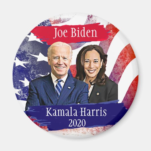 Joe Biden und Kamala Harris 2020 US-Wahl Magnet (Vorne)