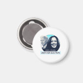 Joe Biden und Kamala Harris 2024 USA ELECTION Magnet (Vorderseite/Rückseite)