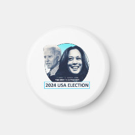 Joe Biden und Kamala Harris 2024 USA ELECTION Magnet