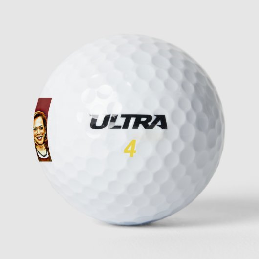 Joe Biden und Kamala Harris_ 46. Präsident_ Golfball (Logo)