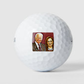Joe Biden und Kamala Harris_ 46. Präsident_ Golfball (Vorderseite)