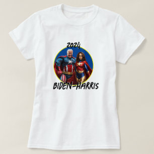 Joe Biden und Kamala Harris als Superhelden T-Shirt