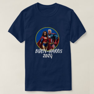 Joe Biden und Kamala Harris als Superhelden T-Shirt