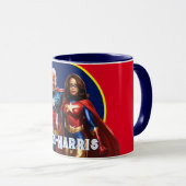 Joe Biden und Kamala Harris als Superhelden Tasse (VorderseiteRechts)