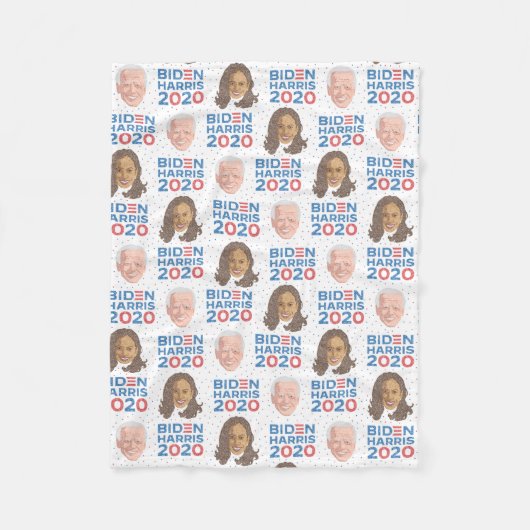 Joe Biden und Kamala Harris Fleece Blanket (Vorderseite)