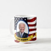 Joe Biden und Kamala Harris Portait Kaffeetasse (Vorderseite Links)